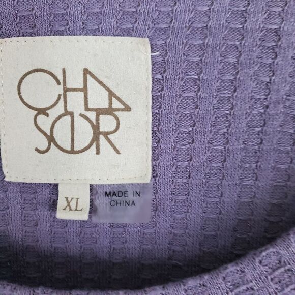 Chaser waffle knit long sleeve shirt - Picture 2 of 5